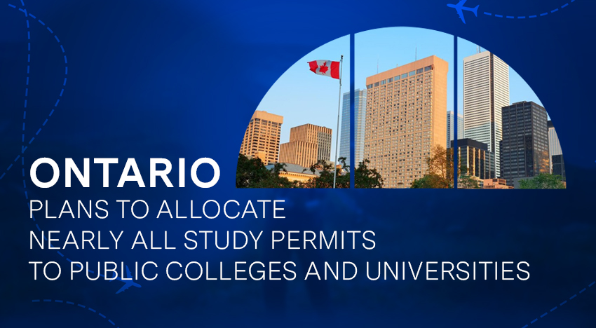 Ontario plans to allocate nearly all study permits to public colleges and universities